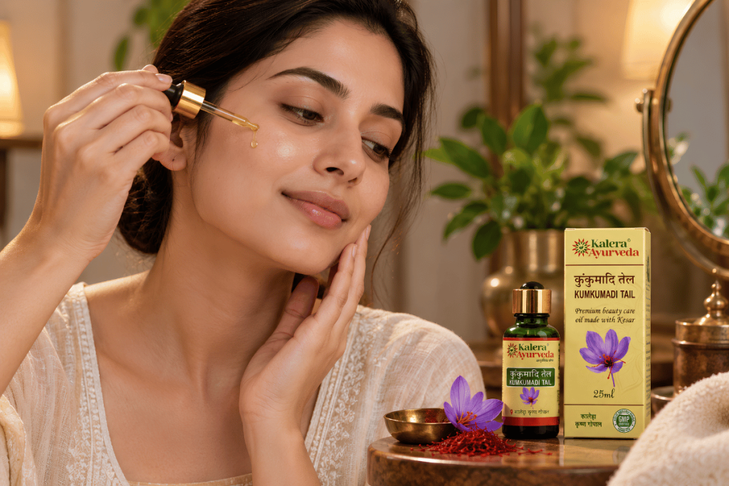 kumkumadi tail benefits skin glow