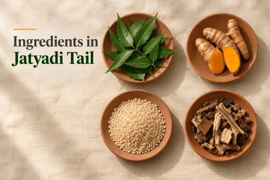 Key Ingredients in Kalera Ayurveda Jatyadi Tail